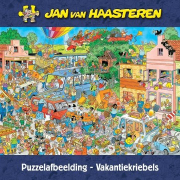 Puzzelwereld legpuzzel Jumbo 20049 jan van haasteren De Muziekwinkel en Vakantiekriebels 2 X 1000 stukjes P2