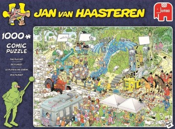 Puzzelwereld jan van haasteren de filmset puzzel   1000 stukjes front