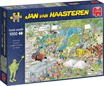 Puzzelwereld jan van haasteren de filmset puzzel   1000 stukjes links