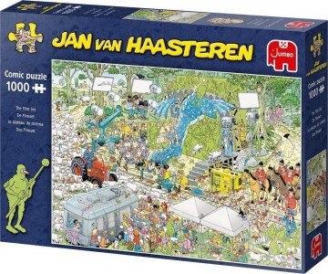 Puzzelwereld jan van haasteren de filmset puzzel   1000 stukjes rechts