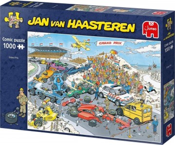 Puzzelwereld legpuzzel  jan van haasteren formule 1 de start puzzel   1000 stukjes rechts