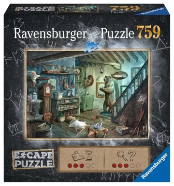 Puzzelwereld escape legpuzzel ravensburger 164356 verboden kelder 759 stukjes F