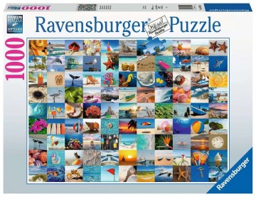 Puzzelwereld legpuzzel 99 momenten aan zee ravensburger 169450 1000 stukjes d