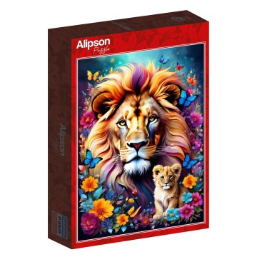 Puzzelwereld legpuzzel alipson puzzle 50123 lions   maternal love collection 1000 stukjes l
