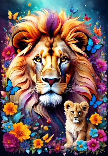 Puzzelwereld legpuzzel alipson puzzle 50123 lions   maternal love collection 1000 stukjes p