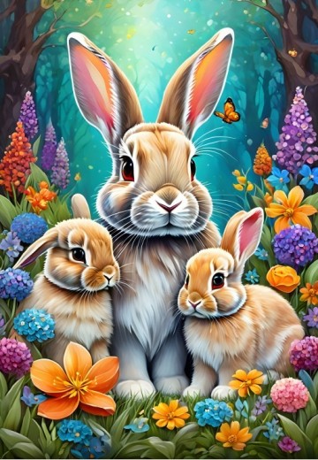 Puzzelwereld legpuzzel alipson puzzle 50162 spring bunnies 1000 stukjes p