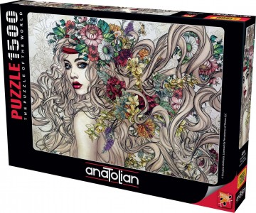 Puzzelwereld legpuzzel anatolian 4549 flower power 1500 stukjes R