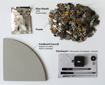 Puzzelwereld legpuzzel art puzzle 4147 puzzel klok   dansen in de nacht 570 stukjes c