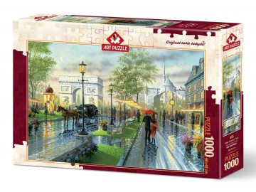 Puzzelwereld legpuzzel art puzzle 4225 spring walk 1000 stukjes R