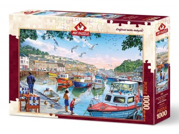 Puzzelwereld legpuzzel art puzzle 4231 the little fischerman 1000 stukjes R