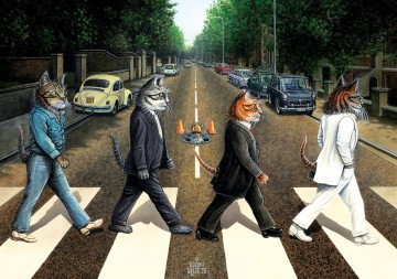 Puzzelwereld legpuzzel art puzzle 5193 tabby road 1000 stukjes P