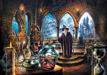 Puzzelwereld legpuzzel art puzzle 5268 the wizards castle 1000 stukjes p