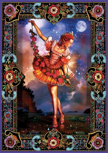Puzzelwereld legpuzzel art puzzle 5271 ballet in the moonlight 1000 stukjes p