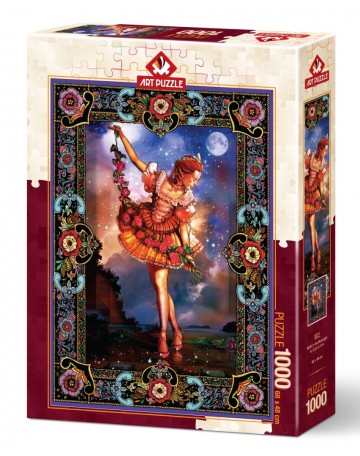 Puzzelwereld legpuzzel art puzzle 5271 ballet in the moonlight 1000 stukjes r