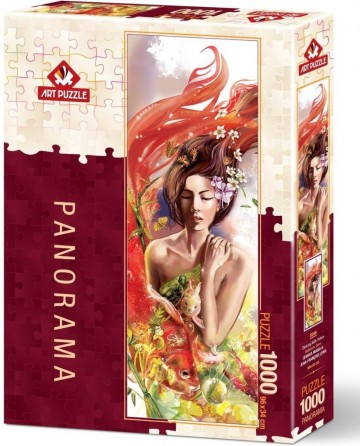 Puzzelwereld legpuzzel art puzzle 5346 dancing with fishes 1000 stukjes r