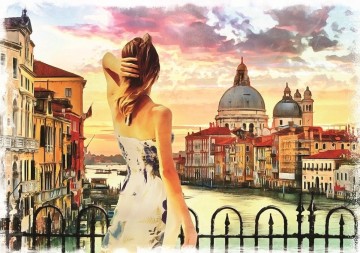 Puzzelwereld legpuzzel art puzzle 5381 views on venice 1500 stukjes p