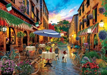 Puzzelwereld legpuzzel art puzzle 5475 fietsen door italie 2000 stukjes P