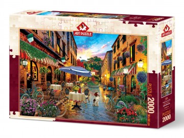 Puzzelwereld legpuzzel art puzzle 5475 fietsen door italie 2000 stukjes R