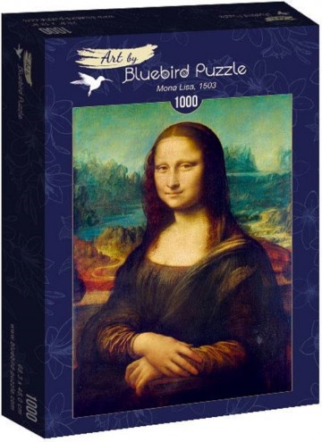 Puzzelwereld legpuzzel bluebird 60008 mona lisa 1000 stukjes d