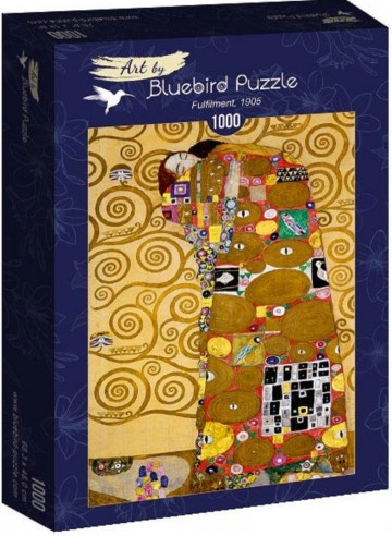Puzzelwereld legpuzzel bluebird 60016 gustave klimt   fulfilment 1905 1000 stukjes d