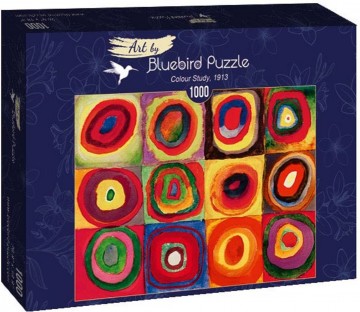 Puzzelwereld legpuzzel bluebird 60035 kleurenstudie 1000 stukjes d