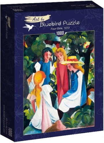 Puzzelwereld legpuzzel bluebird 60082 vier meisjes 1913 1000 stukjes d