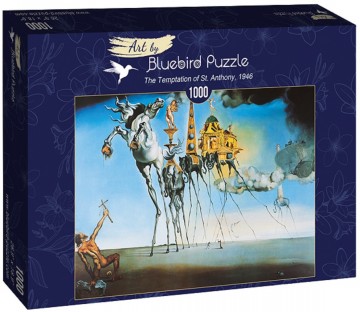 Puzzelwereld legpuzzel bluebird 60107 de verleiding van sint anthony 1946 1000 stukjes d