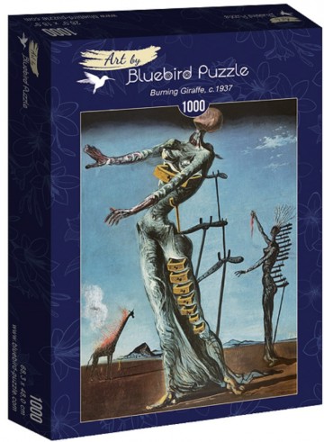 Puzzelwereld legpuzzel bluebird 60112 brandende giraffe 1937 1000 stukjes d