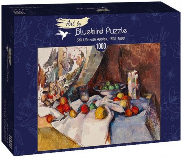 Puzzelwereld legpuzzel bluebird 60132 paul cezanne   still life with apples 1895 1898 1000 stukjes d