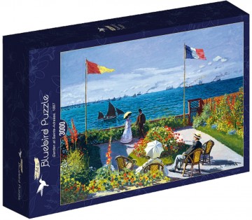 Puzzelwereld legpuzzel bluebird 60158 tuin bij sainte adresse 1867 3000 stukjes d