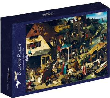 Puzzelwereld legpuzzel bluebird 60159 nederlandse spreekwoorden 1559 3000 stukjes d