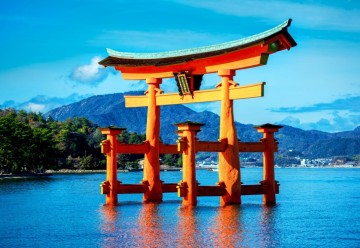 Puzzelwereld legpuzzel bluebird 70009 the torii of itsukushima shrine 1500 stukjes p