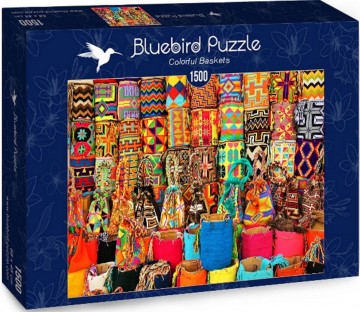 Puzzelwereld legpuzzel bluebird 70223 colorful baskets 1500 stukjes d