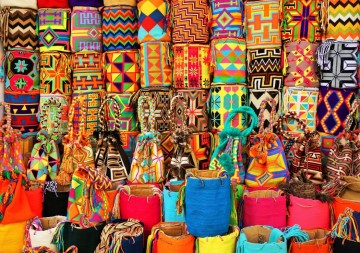 Puzzelwereld legpuzzel bluebird 70223 colorful baskets 1500 stukjes p