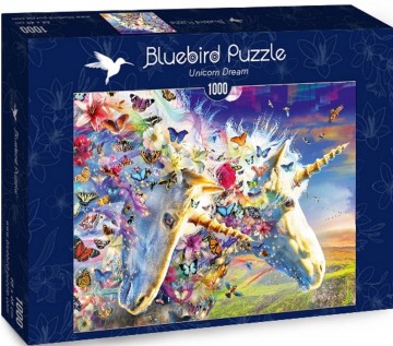Puzzelwereld legpuzzel bluebird 70245 unicorn dream 1000 stukjes d