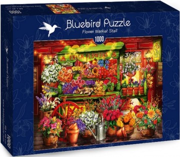 Puzzelwereld legpuzzel bluebird 70333 flower market stall 1000 stukjes d