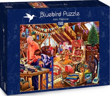 Puzzelwereld legpuzzel bluebird 70433 attic playtime 1500 stukjes d