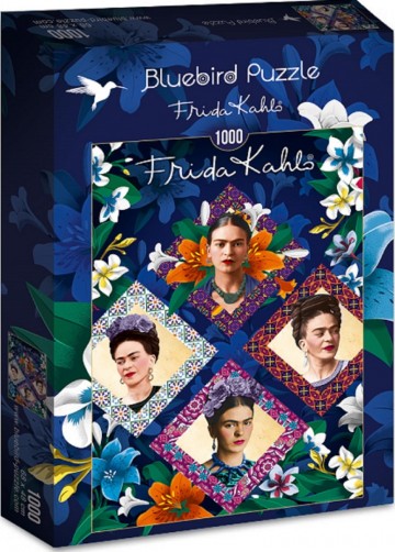 Puzzelwereld legpuzzel bluebird 70490 frida kahlo 1000 stukjes d