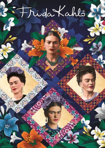 Puzzelwereld legpuzzel bluebird 70490 frida kahlo 1000 stukjes p