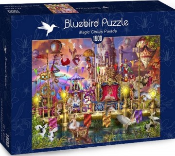 Puzzelwereld legpuzzel bluebird 90014 magic circus parade 1500 stukjes d 0