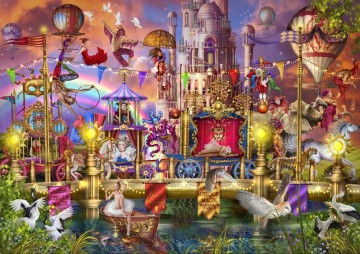 Puzzelwereld legpuzzel bluebird 90014 magic circus parade 1500 stukjes p