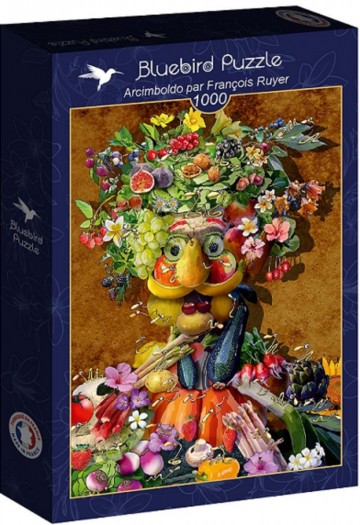 Puzzelwereld legpuzzel bluebird 90027 arcimboldo door francois ruyer 1000 stukjes d