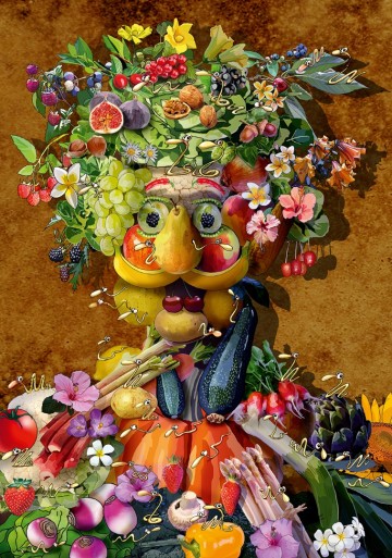 Puzzelwereld legpuzzel bluebird 90027 arcimboldo door francois ruyer 1000 stukjes p