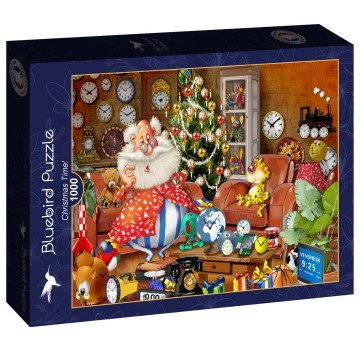 Puzzelwereld legpuzzel bluebird 90237 christmas time 1000 stukjes l