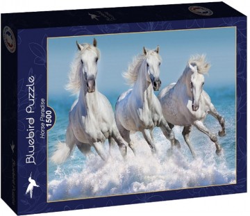 Puzzelwereld legpuzzel bluebird 90284 paarden paradijs 1500 stukjes d