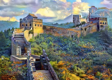 Puzzelwereld legpuzzel bluebird 90286 great wall of china 1000 stukjes p
