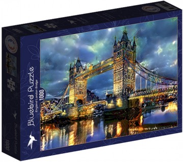 Puzzelwereld legpuzzel bluebird 90293 tower bridge london england 1000 stukjes d