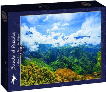 Puzzelwereld legpuzzel bluebird 90306 piton des neiges reunion eiland 1000 stukjes d