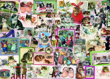 Puzzelwereld legpuzzel bluebird 90309 katten 1500 stukjes p