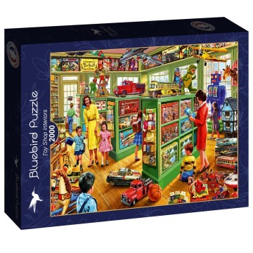 Puzzelwereld legpuzzel bluebird 90669 toy shop interiors 2000 stukjes l